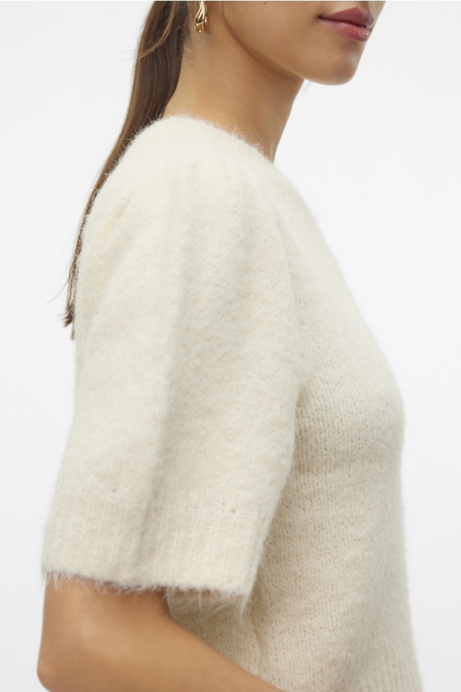 VMNOVAH SS O-NECK PUFF PULLOVER GA 10320494 Birch