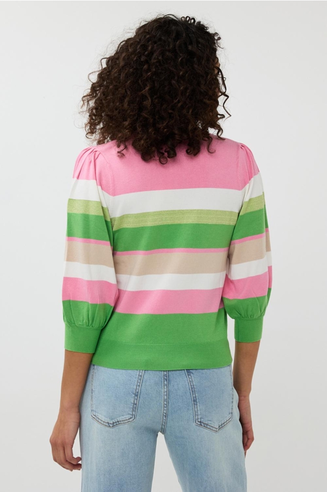 SWEATER STRIPED SP25 07015 420 rose