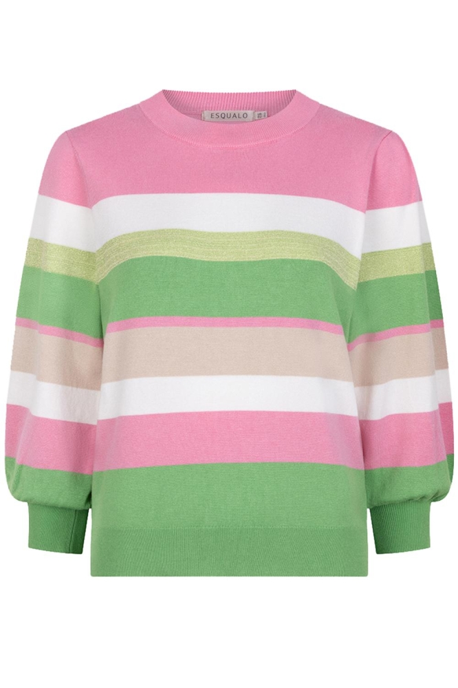 SWEATER STRIPED SP25 07015 420 rose