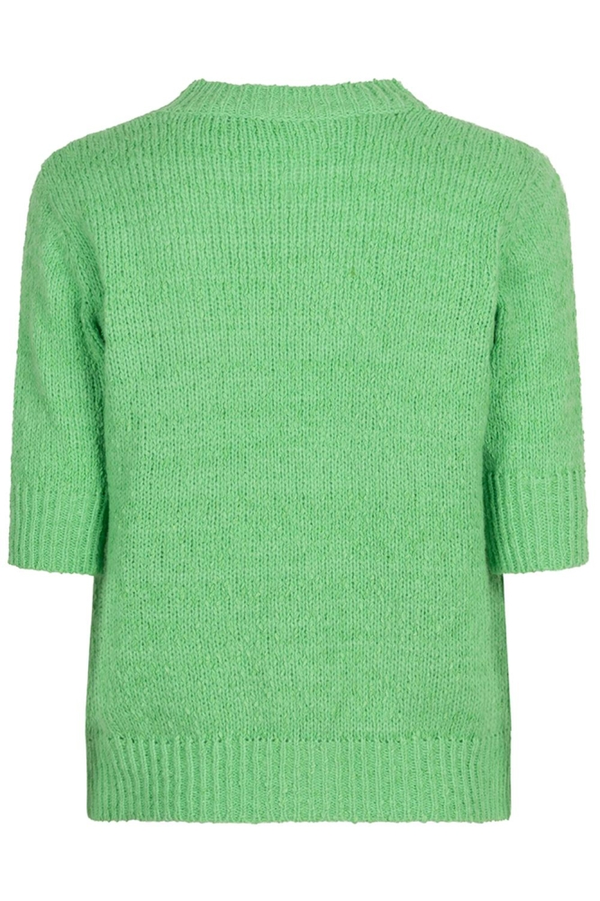 SWEATER SHORT SLEEVE SEQUINS SP25 02021 300 green