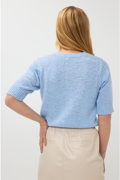 EsQualo sweater s/slve sequins