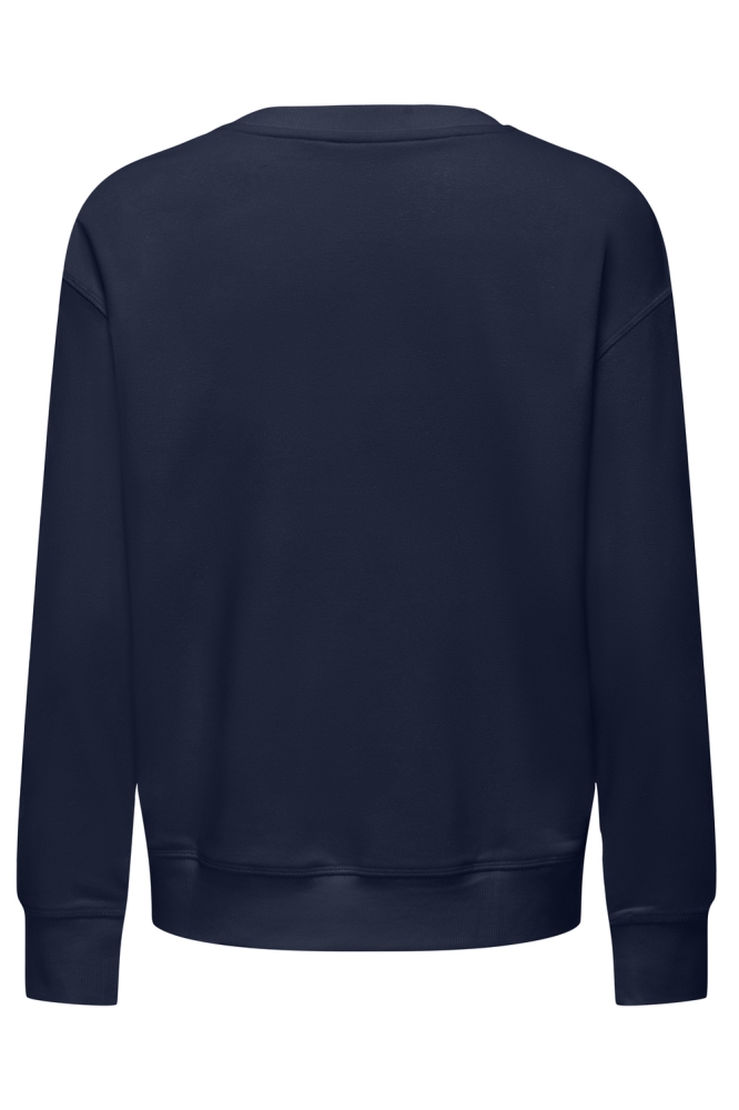 JDYBOOGIE L/S SWEAT JRS 15320335 Black Iris/PARIS STUD