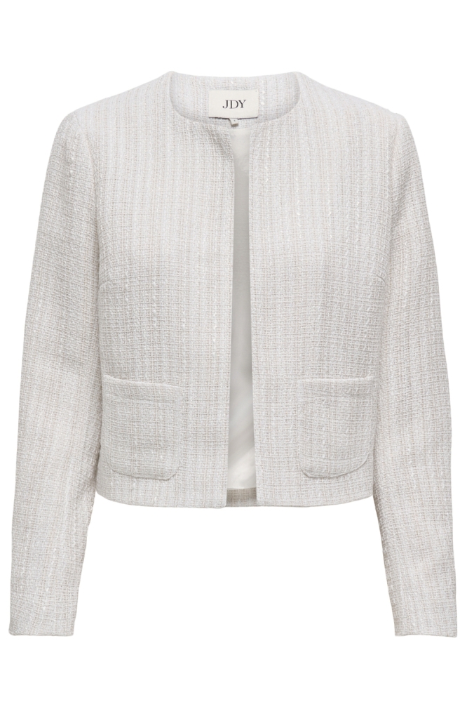 JDYCOCO L/S BOUCLE BLAZER PNT 15287326 EGRET