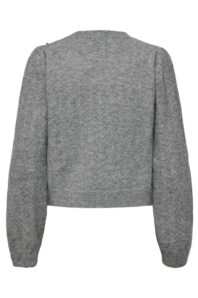 JDYHADLEE L/S PEARL PULLOVER KNT 15330729 DECEMBER SKY/ MELANGE W.