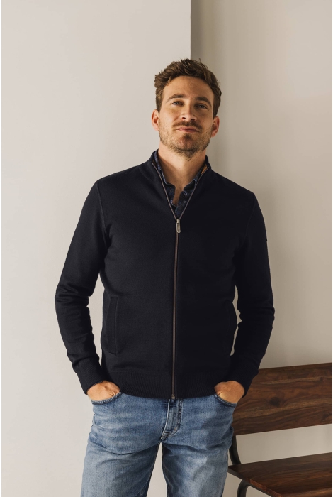 State of Art cardigan plain - zip