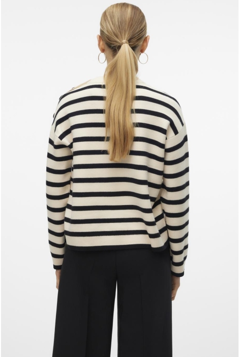 Vero Moda vmsaba ls o-neck button pullover ga