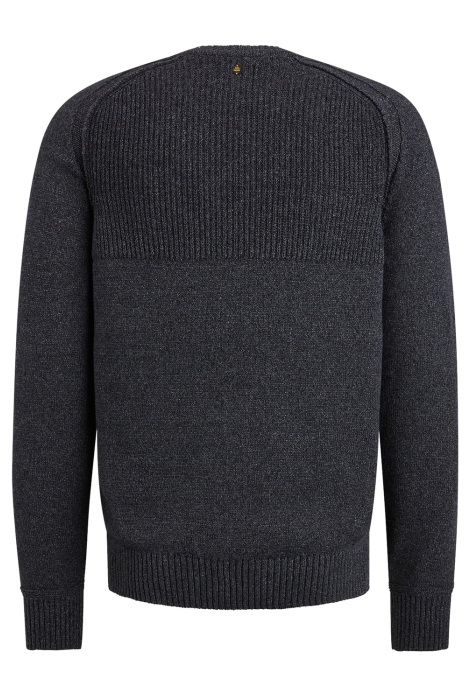 PME legend r-neck cotton indigo look knit