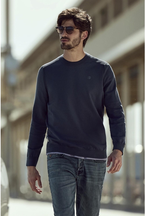 Cast Iron crewneck essential cotton stretch