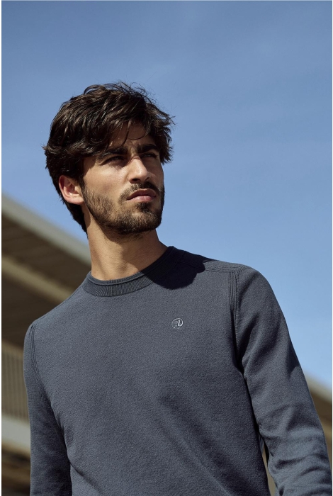 Cast Iron crewneck essential cotton stretch