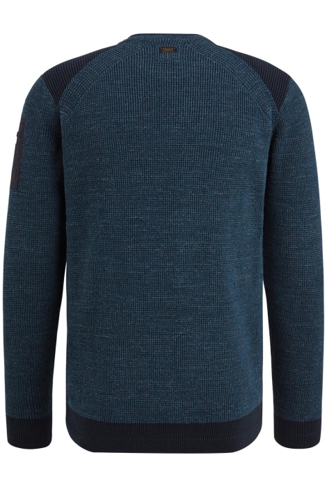 PME legend r-neck cotton rib melee knit