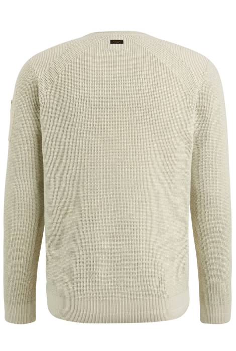 PME legend r-neck cotton rib melee knit