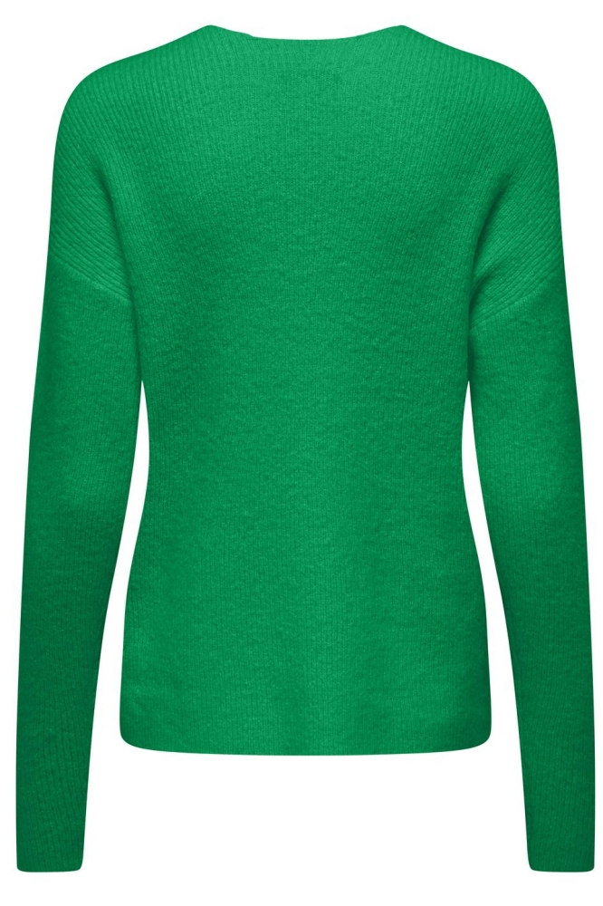 ONLCAMILLA V-NECK L/S PULLOVER KNT 15204588 GREEN BEE