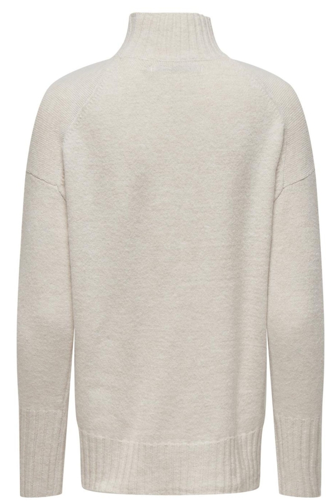 ONLGABRIEL LIFE L/S HIGHNECK KNT NO 15297172 PUMICE STONE