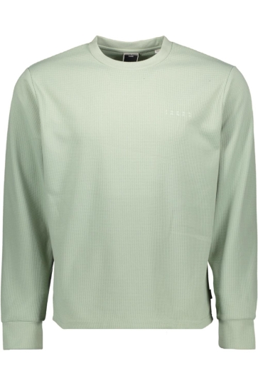 Jack & Jones Trui JCOPACER STRUCTURE CREW NECK SMU 12279683 Aqua Gray