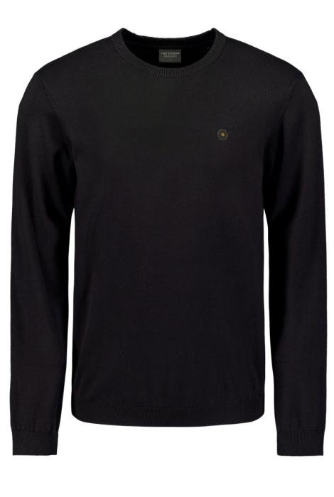 NO-EXCESS pullover crewneck 2 coloured melang