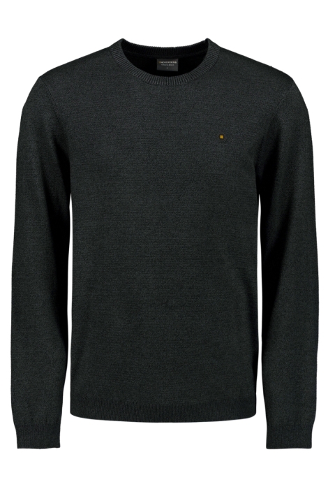 NO-EXCESS pullover crewneck 2 coloured melang