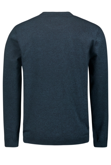 NO-EXCESS pullover crewneck 2 coloured melang