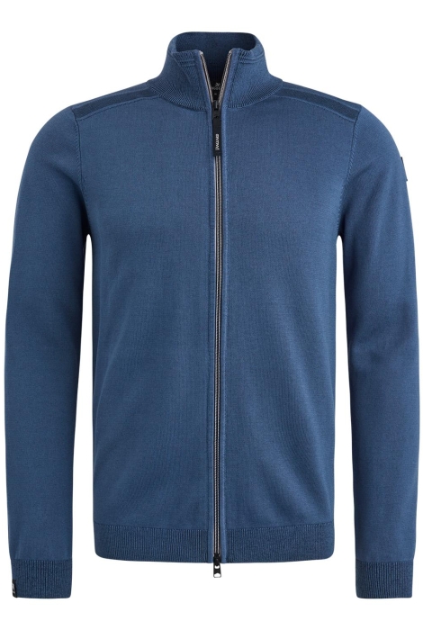 Vanguard zip jacket cotton modal plated