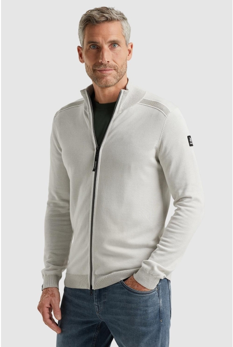 Vanguard zip jacket cotton modal plated