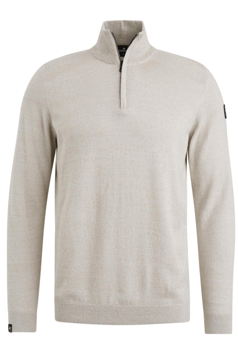 Vanguard half zip collar cotton mouline