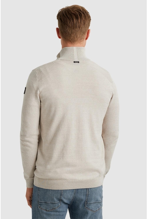 Vanguard half zip collar cotton mouline