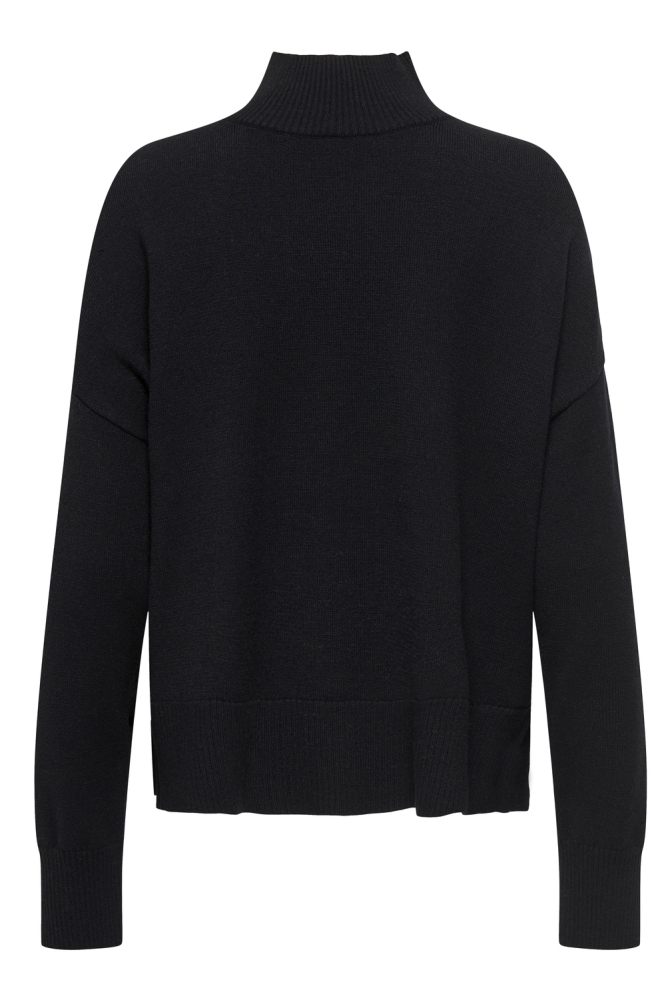 ONLBARI L/S HIGHNECK KNT NOOS 15283109 BLACK