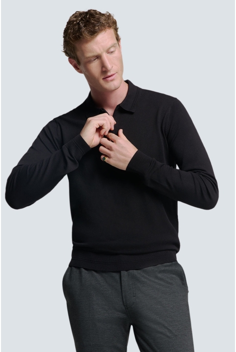 NO-EXCESS pullover polo half zip