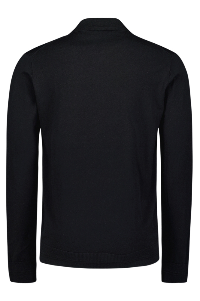 STIJLVOLLE POLO MET HALVE ZIP 25210846 020 BLACK