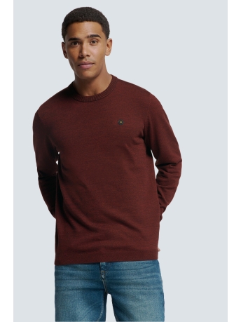 NO-EXCESS Trui PULLOVER MET TWEEKLEURIGE MELANGE 25210880SN 092 RUSTY