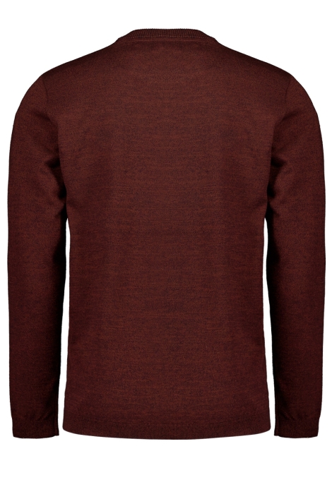 NO-EXCESS pullover crewneck 2 coloured melang