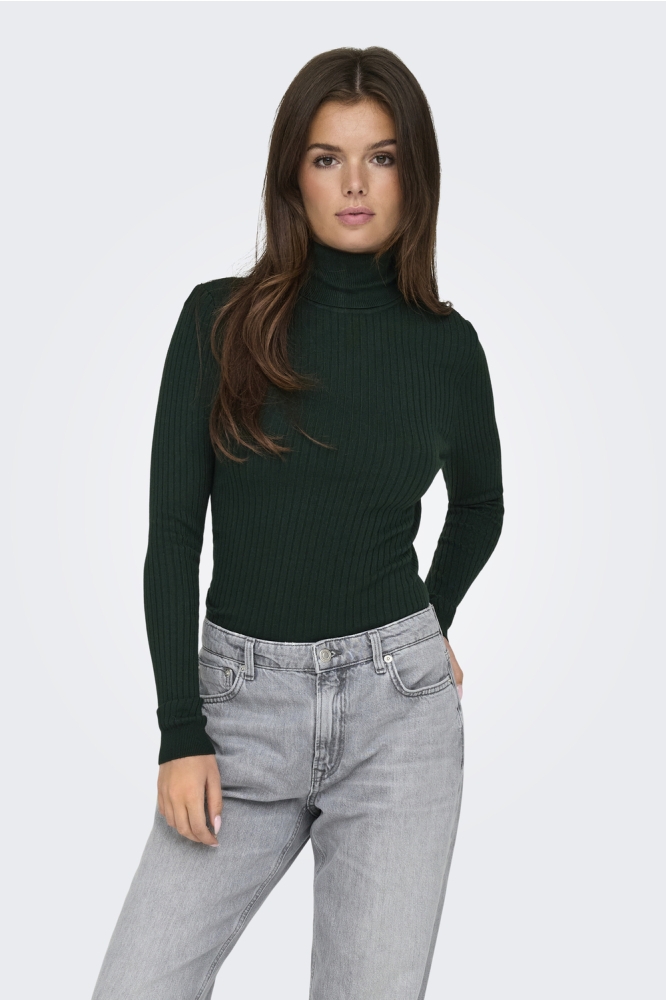 ONLKAROL L/S ROLLNECK PULLOVER KNT 15165075 Scarab