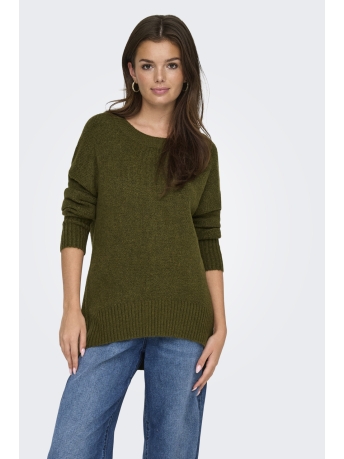 Only Trui ONLNANJING L/S PULLOVER KNT NOOS 15173800 Winter Moss/W. MELANGE