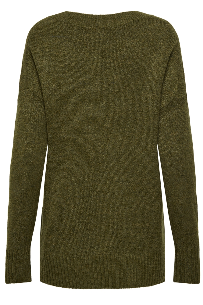 ONLNANJING L/S PULLOVER KNT NOOS 15173800 Winter Moss/W. MELANGE