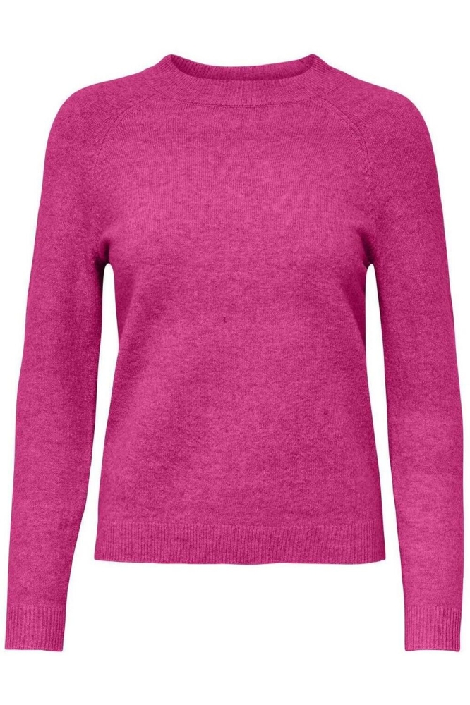 ONLRICA LIFE L/S PULLOVER KNT NOOS 15204279 RASPBERRY ROSE/W MELANGE