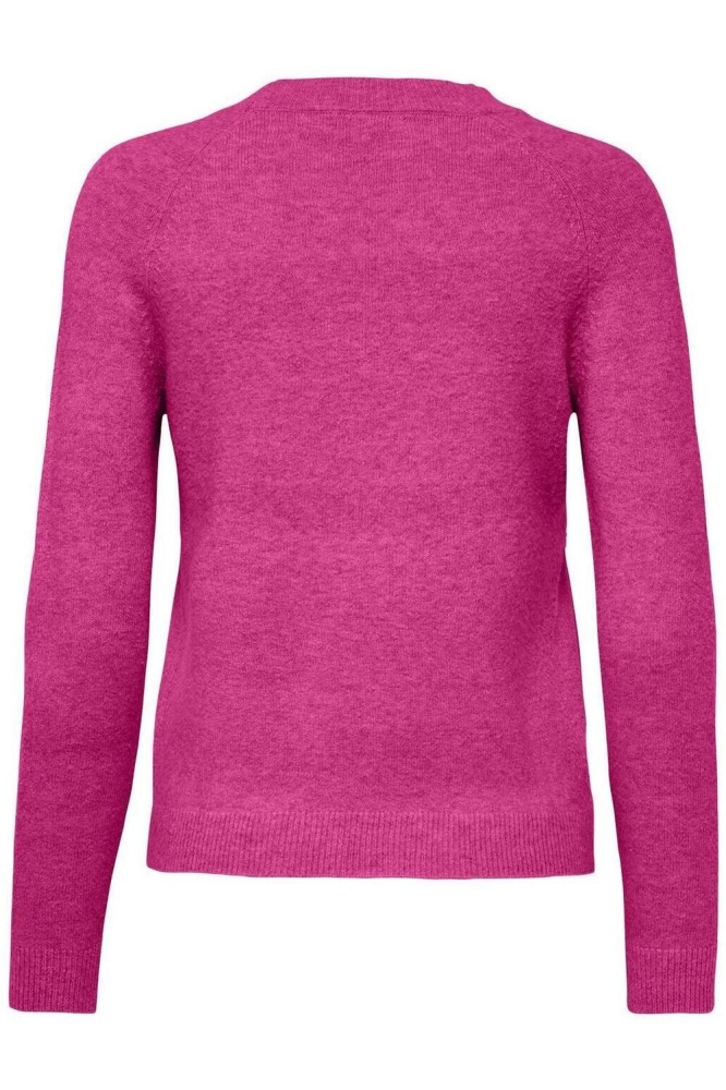 ONLRICA LIFE L/S PULLOVER KNT NOOS 15204279 RASPBERRY ROSE/W MELANGE