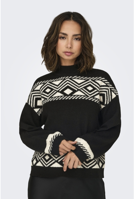 Only onlvictoria l/s pullover knt noos