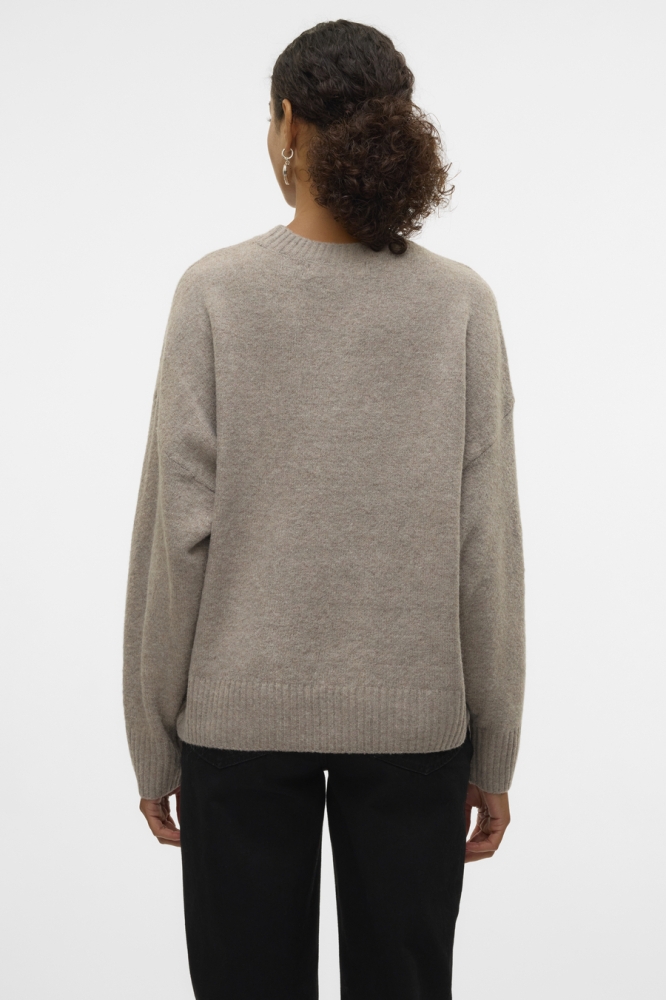 VMBOOM LS O-NECK PULLOVER GA NOOS 10320463 MOON ROCK/MELANGE