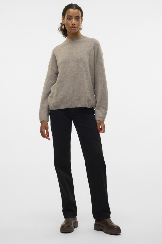 VMBOOM LS O-NECK PULLOVER GA NOOS 10320463 MOON ROCK/MELANGE