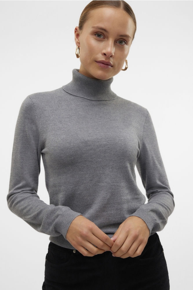 VMIRIS LS ROLLNECK PULLOVER GA NOOS 10320450 MEDIUM GREY MELANGE