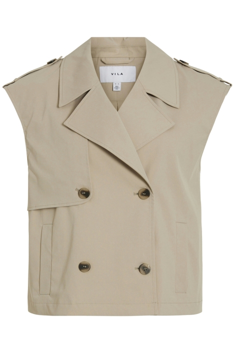 Vila viemelie l/s trench vest