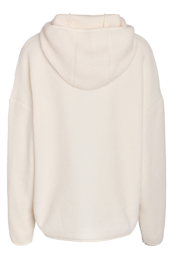 NMCOZY L/S HALFWAY ZIP SWEATER JRS 27030631 Eggnog