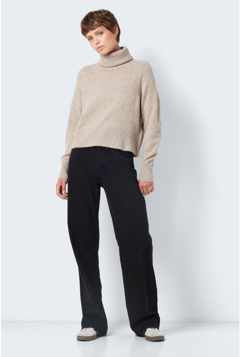 Noisy may nmfriva l/s roll neck knit noos