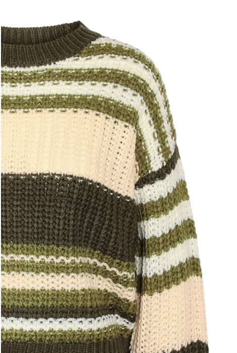 Noisy may nmcharlie l/s o-neck stripe knit no