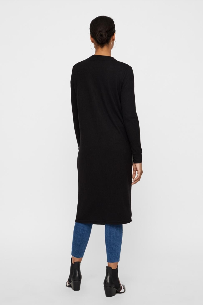 NMCITY L/S LONG CARDIGAN NOOS 27008836 Black