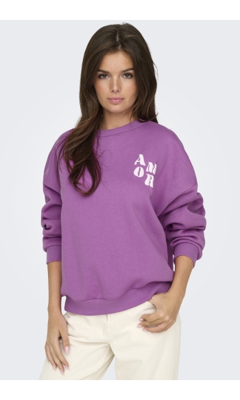 ONLMAREY L/S O-NECK PRINT BOX CS SW 15337658 Liatris/Amor