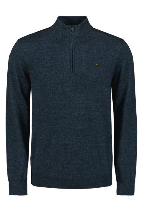 NO-EXCESS pullover half zip 2 coloured melang