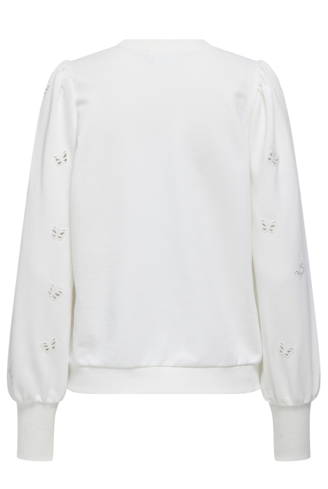 Only onlfemme l/s puff embroidery ub swt