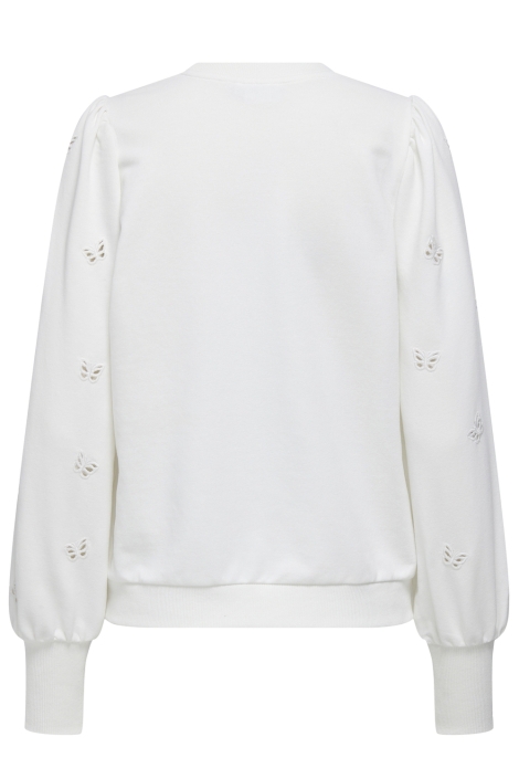 Only onlfemme l/s puff embroidery ub swt