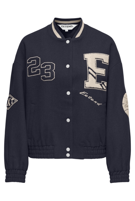 Only onlchara l/s baseball jacket xt pnt