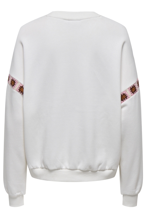 Only onlluni l/s o-neck embroidery cs sw